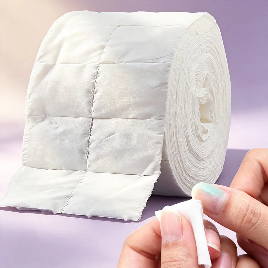 Eco Sponge - Рулонные безворсовые хлопковые салфетки для ногтей