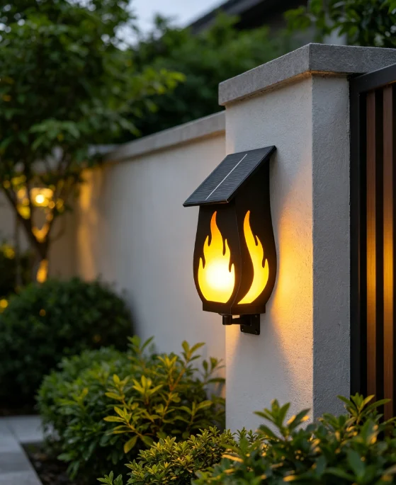 Solar Garden Light - Уличный настенный светильник на солнечных батареях,