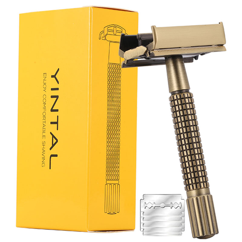 YINTAL латунная мужская безопа – обзор и цена Safety Razor Handle