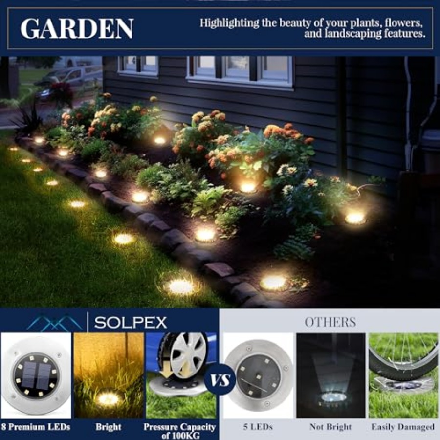 Солнечные садовые светильники, – обзор и цена Solar Garden Light